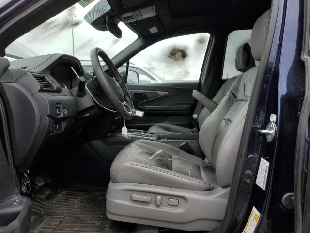 5FNYF8H58NB004371 - 2022 HONDA PASSPORT EXL ლურჯი ფოტო 7