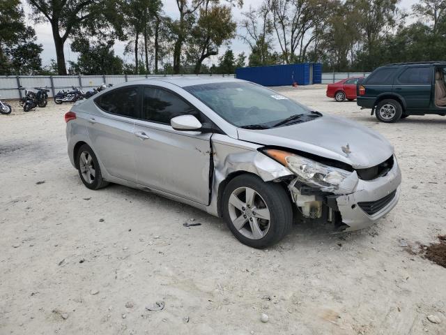 5NPDH4AE7DH287499 - 2013 HYUNDAI ELANTRA GLS SILVER photo 4