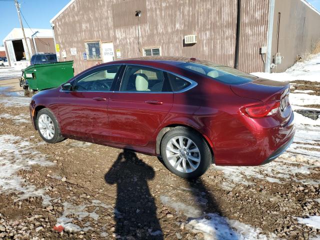 1C3CCCCB1FN592284 - 2015 CHRYSLER 200 C BURGUNDY photo 2