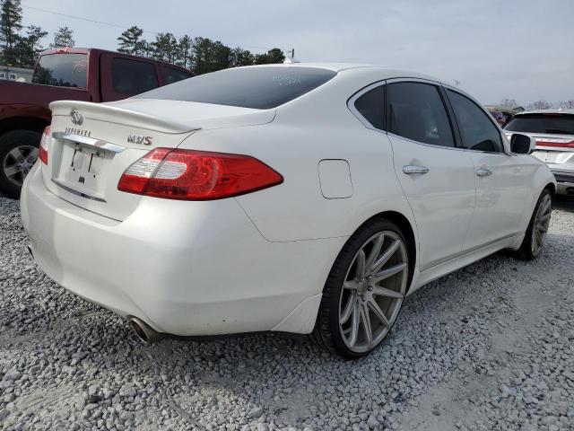 JN1BY1AP3CM331867 - 2012 INFINITI M37 WHITE photo 3