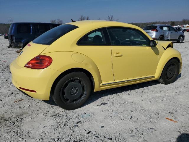 3VWJX7AT6CM619282 - 2012 VOLKSWAGEN BEETLE YELLOW photo 3