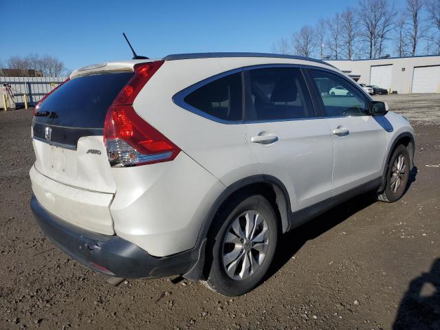 5J6RM4H76EL004168 - 2014 HONDA CR-V EXL WHITE photo 3