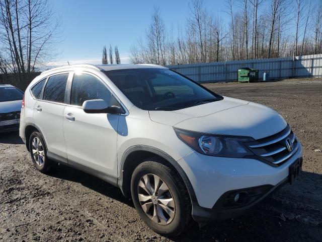 5J6RM4H76EL004168 - 2014 HONDA CR-V EXL WHITE photo 4