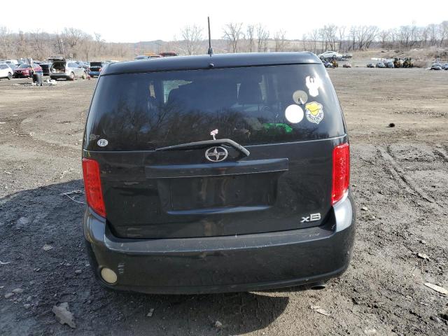 JTLKE50E881042834 - 2008 TOYOTA SCION XB Siyah fotoğraf 6