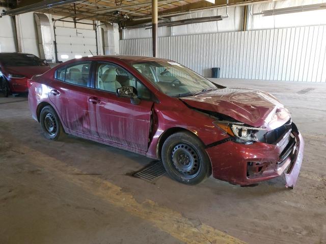 4S3GKAA60H3600013 - 2017 SUBARU IMPREZA MAROON photo 4