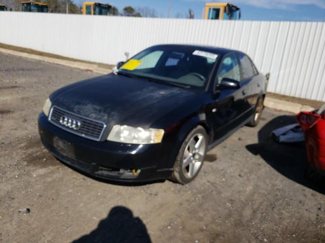 WAULC68E32A309737 - 2002 AUDI A4 1.8T QUATTRO BLACK photo 1