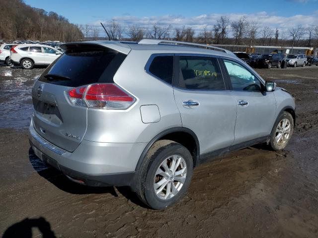 KNMAT2MVXFP548438 - 2015 NISSAN ROGUE S SILVER photo 3