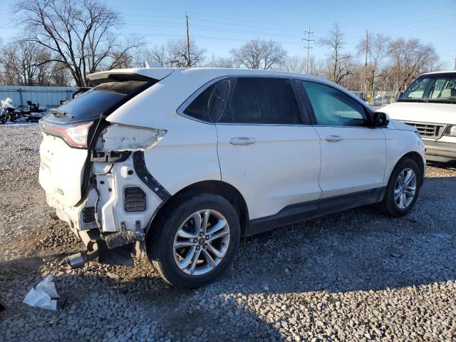 2FMTK4J98FBB05853 - 2015 FORD EDGE SEL WHITE photo 3