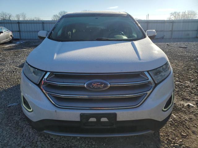 2FMTK4J98FBB05853 - 2015 FORD EDGE SEL WHITE photo 5