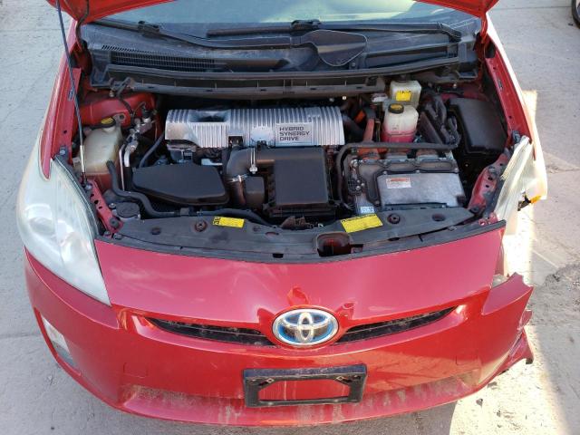 JTDKN3DU7A0206443 - 2010 TOYOTA PRIUS RED photo 11