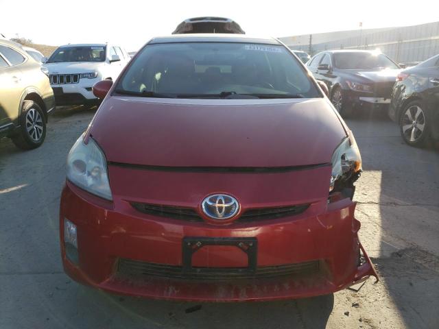 JTDKN3DU7A0206443 - 2010 TOYOTA PRIUS RED photo 5