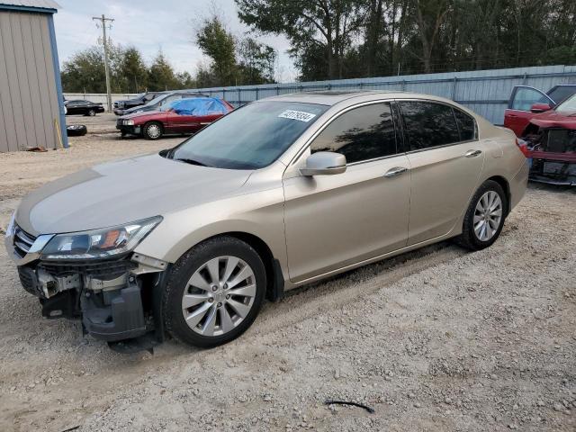 1HGCR3F85FA026132 - 2015 HONDA ACCORD EXL BEIGE photo 1