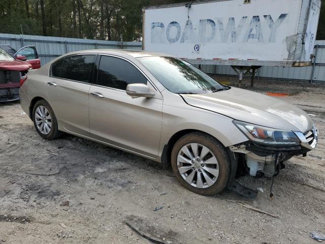 1HGCR3F85FA026132 - 2015 HONDA ACCORD EXL BEIGE photo 4