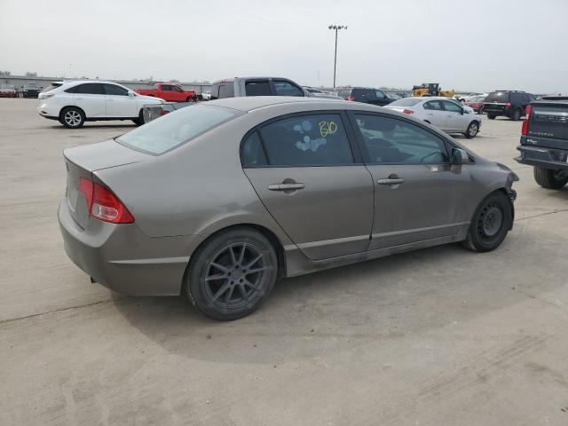 2HGFA16527H314062 - 2007 HONDA CIVIC LX GRAY photo 3