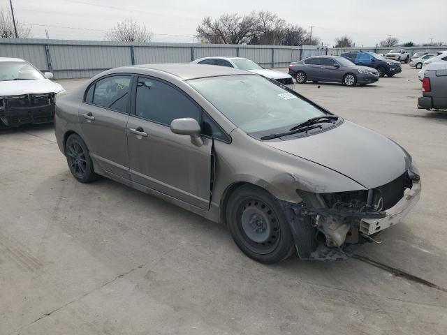 2HGFA16527H314062 - 2007 HONDA CIVIC LX GRAY photo 4