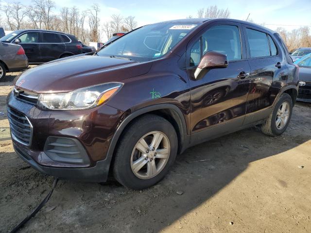 KL7CJKSB0LB344938 - 2020 CHEVROLET TRAX LS MAROON photo 1