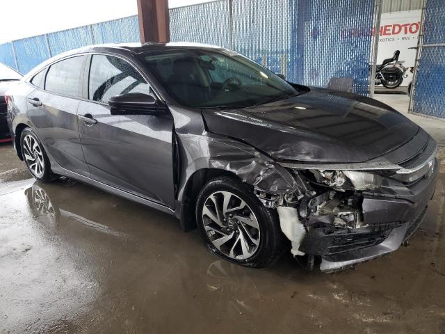 2HGFC2F70JH596615 - 2018 HONDA CIVIC EX GRAY photo 4