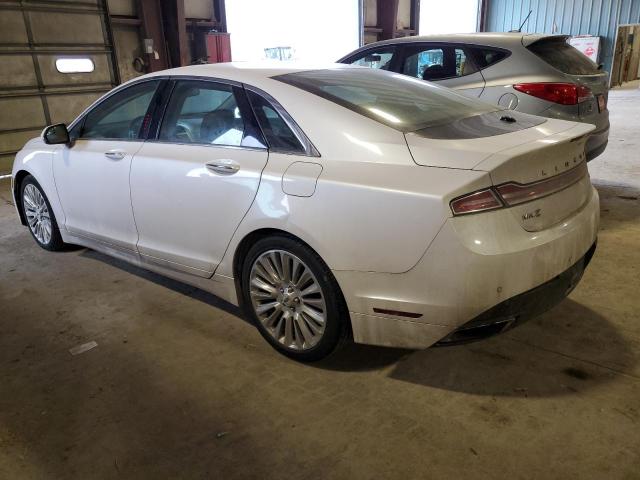 3LN6L2G92GR634336 - 2016 LINCOLN MKZ WHITE photo 2