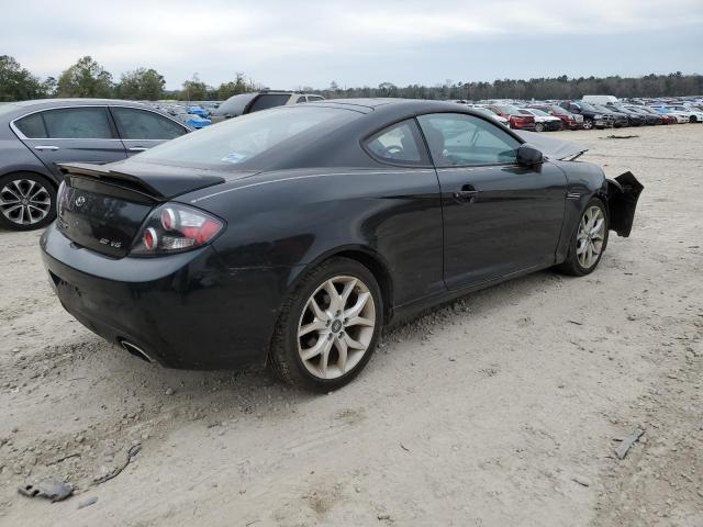 KMHHN66F98U270699 - 2008 HYUNDAI TIBURON GT BLACK photo 3