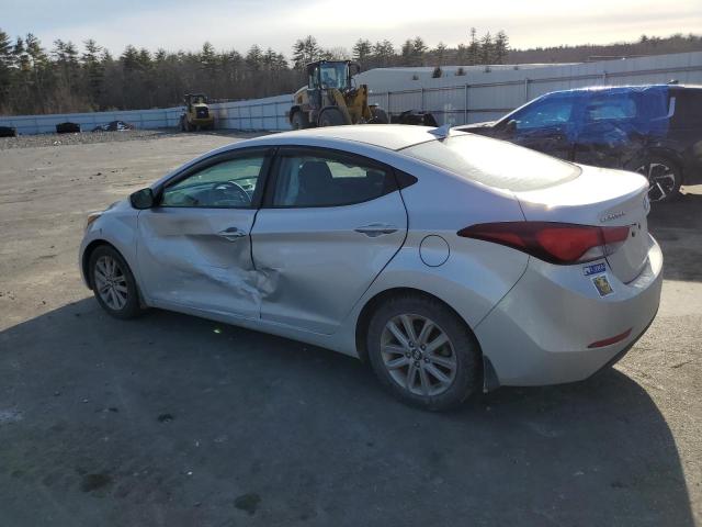 5NPDH4AE9FH627982 - 2015 HYUNDAI ELANTRA SE SILVER photo 2