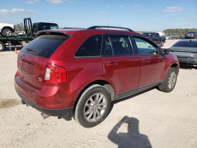 2FMDK4JC1DBB82738 - 2013 FORD EDGE SEL RED photo 3