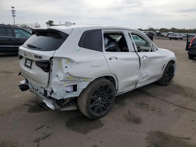5YM13EC01N9N20559 - 2022 BMW X3 M WHITE photo 3