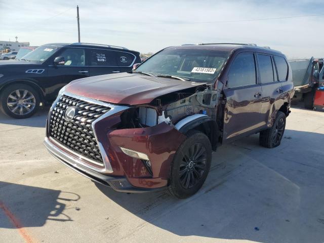 JTJAM7BX5N5312687 - 2022 LEXUS GX 460 BURGUNDY photo 1