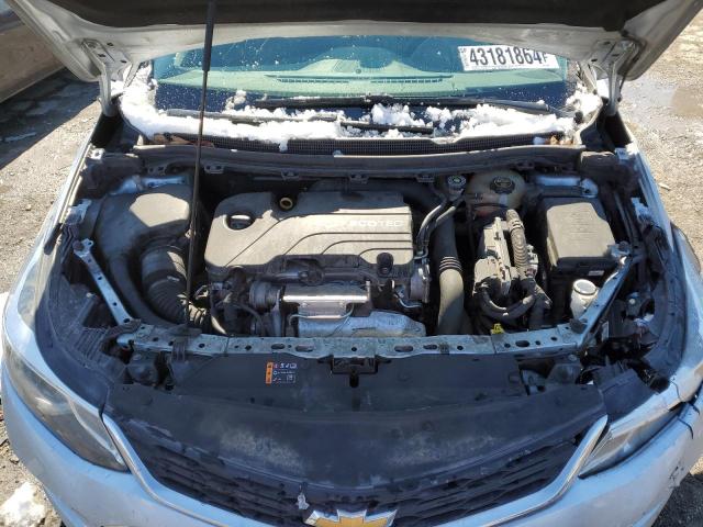 3G1BE6SM9JS593437 - 2018 CHEVROLET CRUZE LT WHITE photo 11