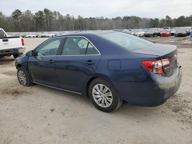 4T4BF1FK8ER422573 - 2014 TOYOTA CAMRY L BLUE photo 2