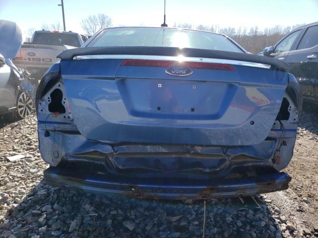 3FAHP0HA7AR237085 - 2010 FORD FUSION SE BLUE photo 6