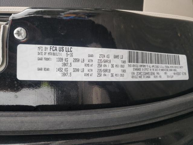 2C4RC1EG0HR518248 - 2017 CHRYSLER PACIFICA TOURING L PLUS BLACK photo 13