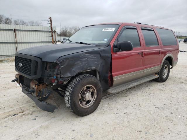 1FMNU42S11EA78108 - 2001 FORD EXCURSION LIMITED RED photo 1