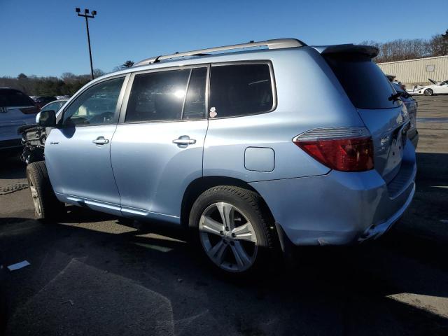 JTEES43A582040744 - 2008 TOYOTA HIGHLANDER SPORT BLUE photo 2