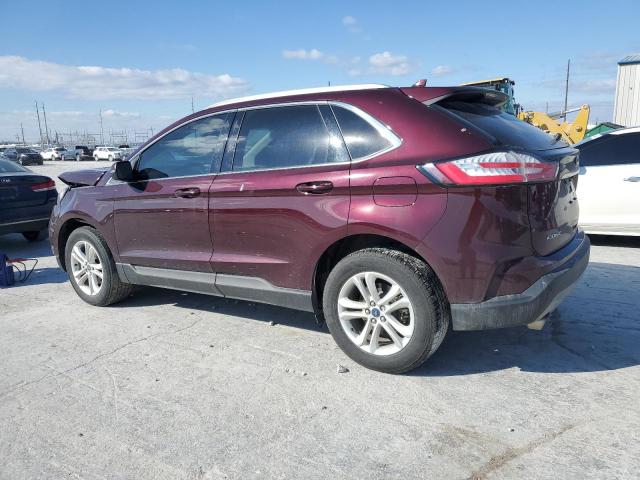 2FMPK3J92KBC06246 - 2019 FORD EDGE SEL MAROON photo 2