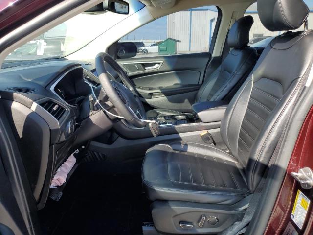 2FMPK3J92KBC06246 - 2019 FORD EDGE SEL MAROON photo 7