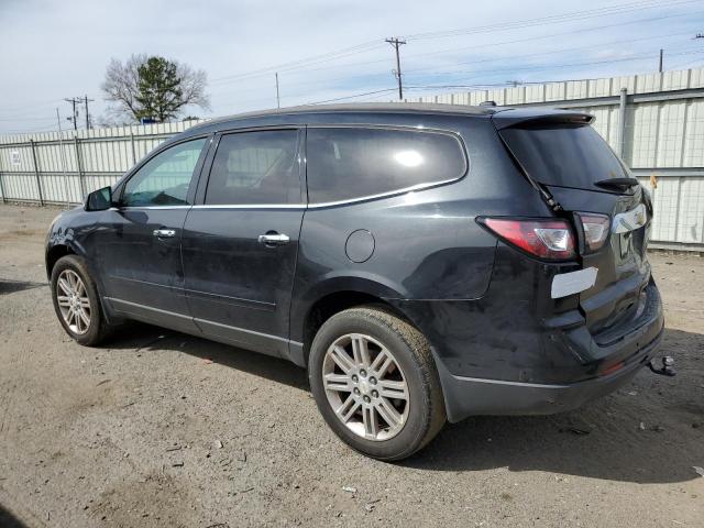 1GNKRGKD7DJ242430 - 2013 CHEVROLET TRAVERSE LT BLACK photo 2