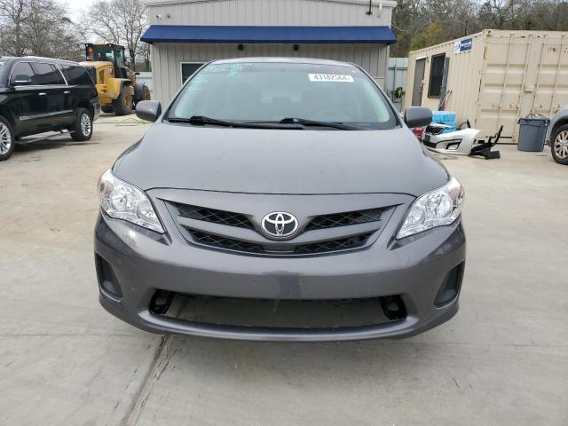 2T1BU4EE7CC777195 - 2012 TOYOTA COROLLA BASE GRAY photo 5