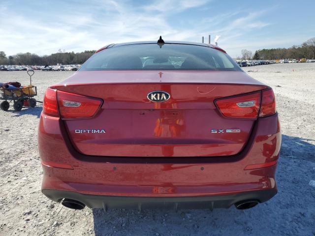 5XXGR4A64FG408507 - 2015 KIA OPTIMA SX RED photo 6