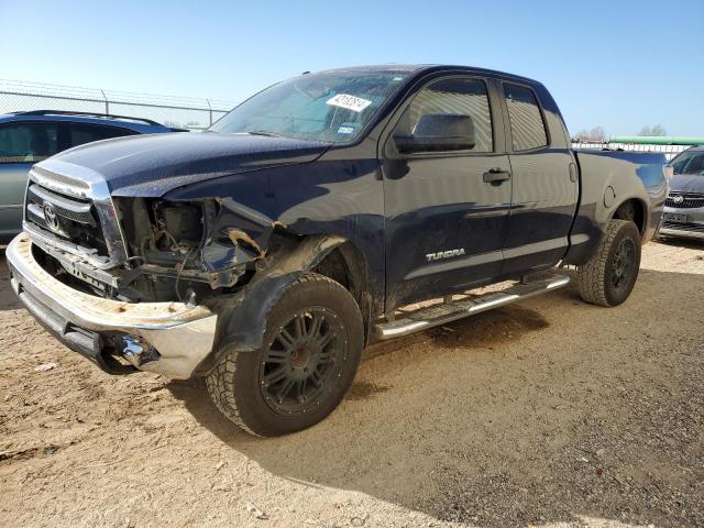 5TFRM5F19DX056847 - 2013 TOYOTA TUNDRA DOUBLE CAB SR5 BLUE photo 1