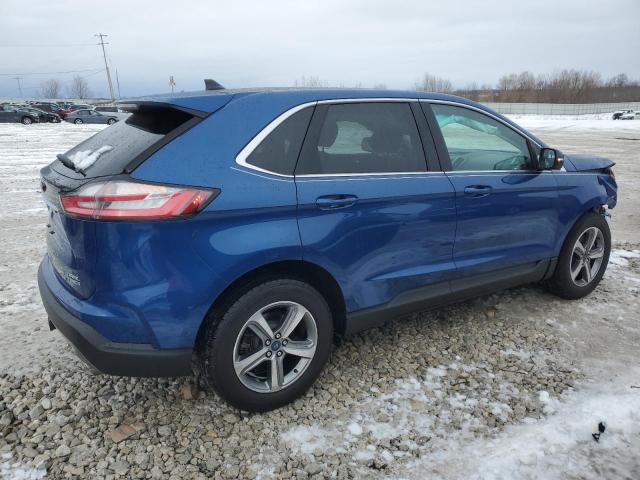 2FMPK4J92LBB15579 - 2020 FORD EDGE SEL BLUE photo 3