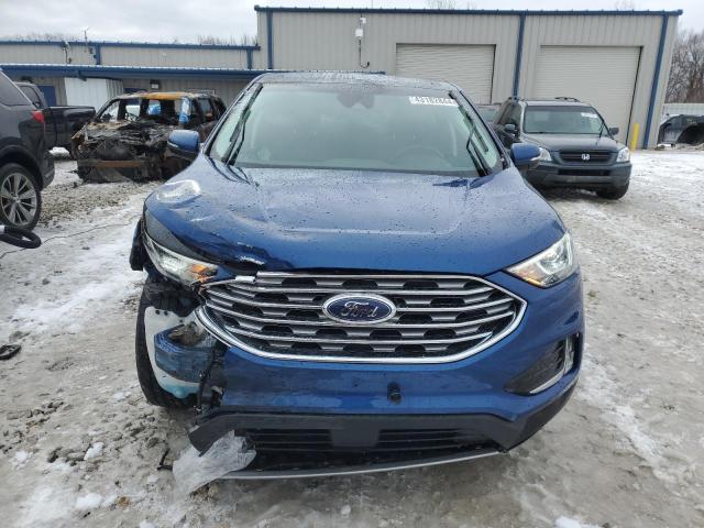 2FMPK4J92LBB15579 - 2020 FORD EDGE SEL BLUE photo 5