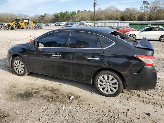 3N1AB7AP0FY369008 - 2015 NISSAN SENTRA S BLACK photo 2