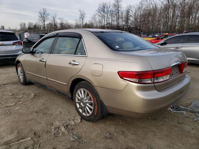 1HGCM66384A079585 - 2004 HONDA ACCORD LX GOLD photo 2