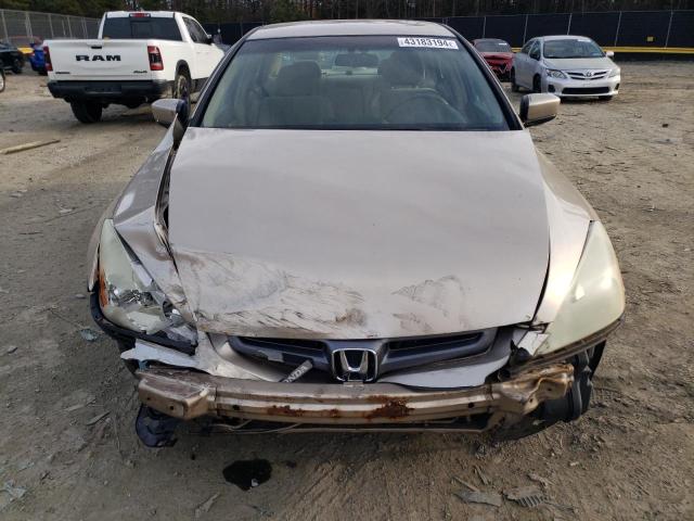 1HGCM66384A079585 - 2004 HONDA ACCORD LX GOLD photo 5