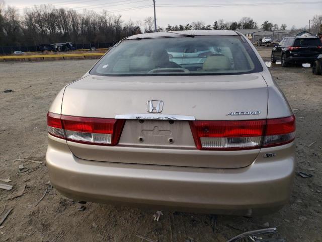 1HGCM66384A079585 - 2004 HONDA ACCORD LX GOLD photo 6