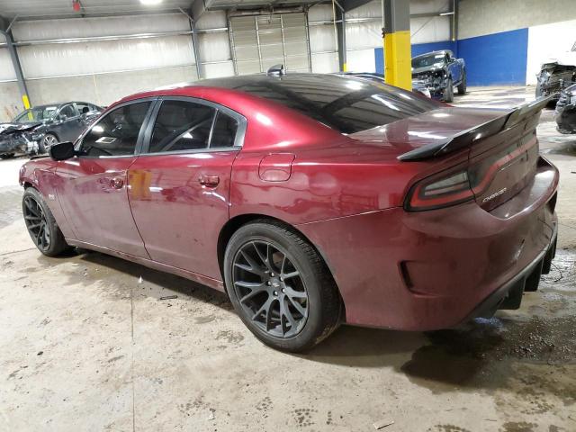 2C3CDXCT6JH313295 - 2018 DODGE CHARGER R/T BURGUNDY photo 2
