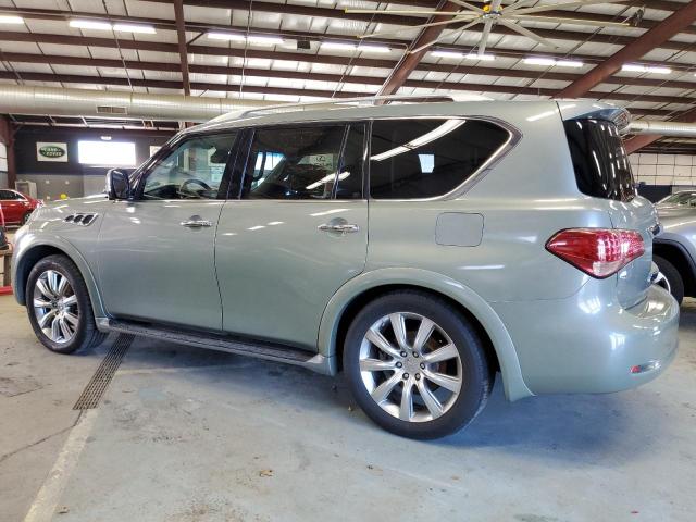 JN8AZ2NFXB9000013 - 2011 INFINITI QX56 GREEN photo 2