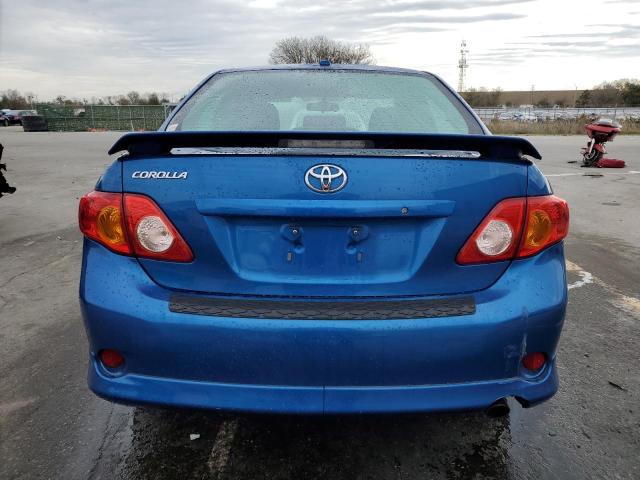 1NXBU4EE6AZ229717 - 2010 TOYOTA COROLLA BASE BLUE photo 6