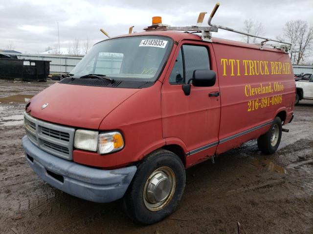 2B7KB31Z9TK161371 - 1996 DODGE RAM VAN B3500 RED photo 1