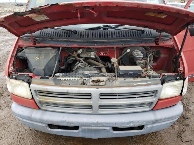 2B7KB31Z9TK161371 - 1996 DODGE RAM VAN B3500 RED photo 12